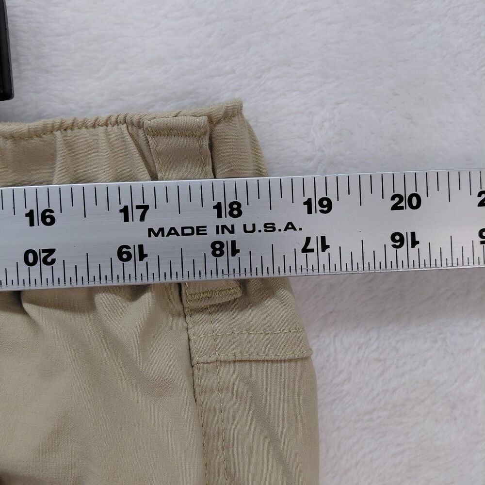 Duluth Trading Pants Women Size 14x31 Beige Cargo Dry on the Fly Bootcut Hiking - Picture 5 of 11